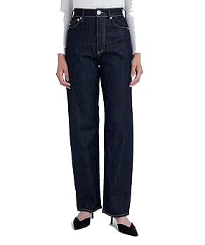 YANUK ヤヌーク ボーイズストレートLEAデニムパンツ OWI YANUK｜レア ボーイズストレート LEA (BoysStraight) -OBK